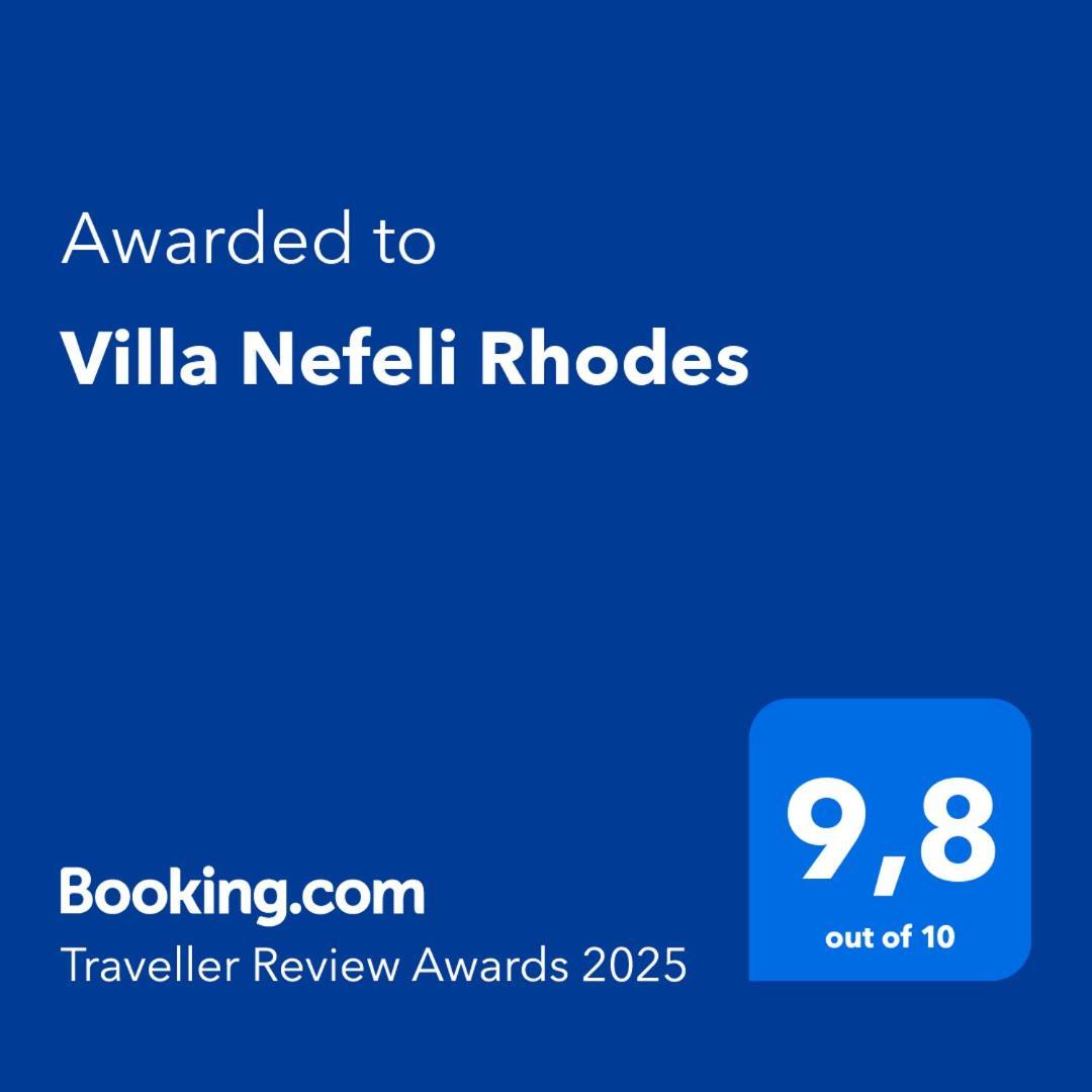 Villa Nefeli Rhodes Archangelos  Buitenkant foto